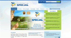 Desktop Screenshot of fundacjaspecjal.pl